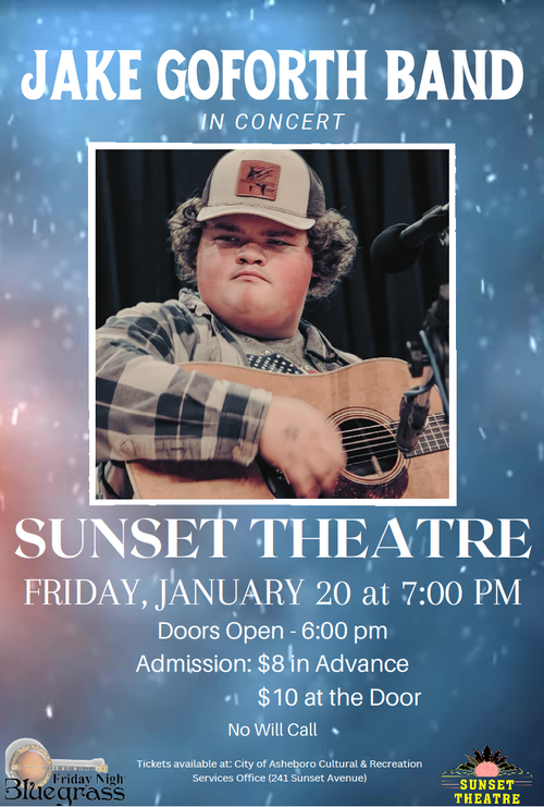 Friday Night Bluegrass at Sunset Theatre