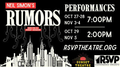 RSVP Community Theatre presents Neil Simon‘s Rumors